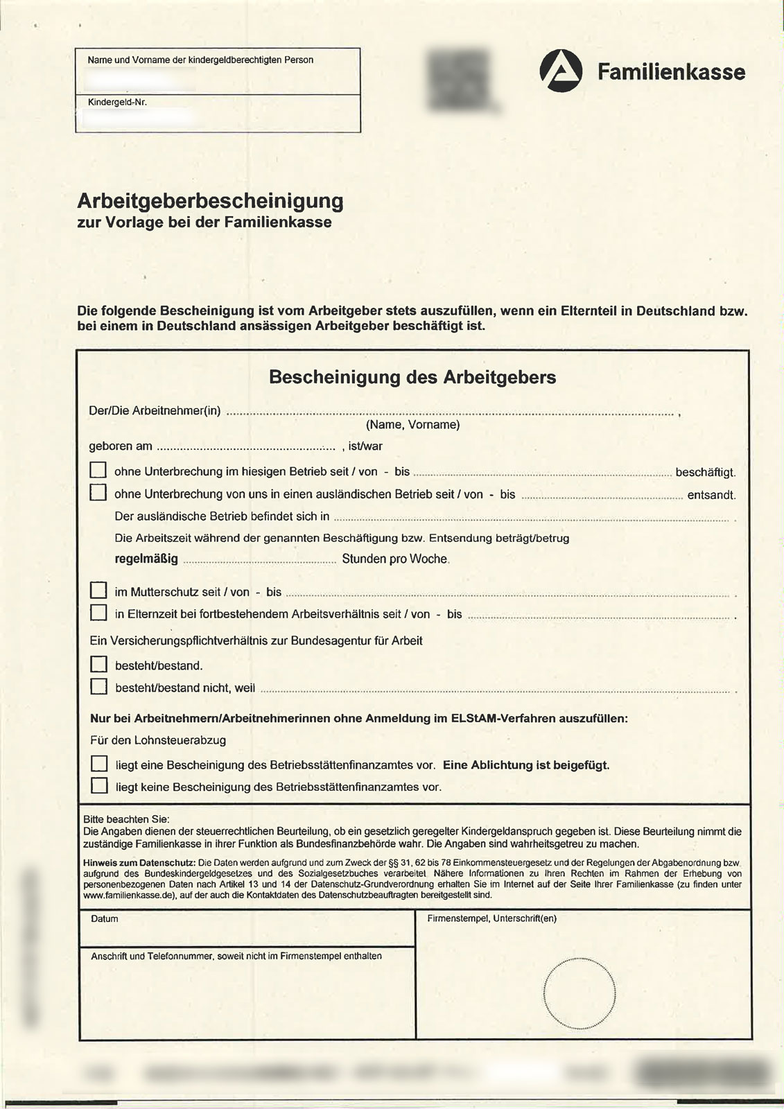 Refund your overpaid taxes from Germany - Bescheinigung